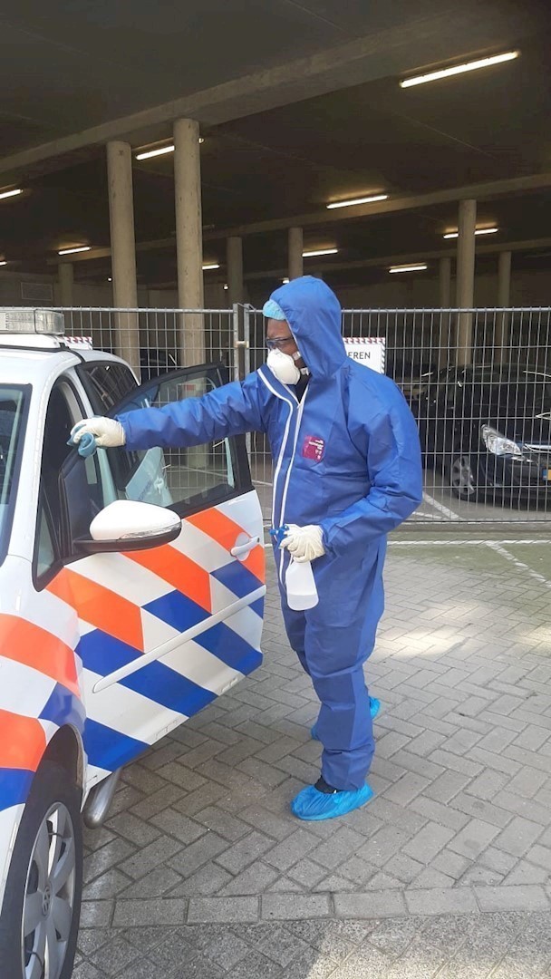 Eresdé Reiniging Desinfectie Politiewagen